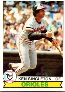 1979 Topps Baseball Card Ken Singleton Baltimore Orioles