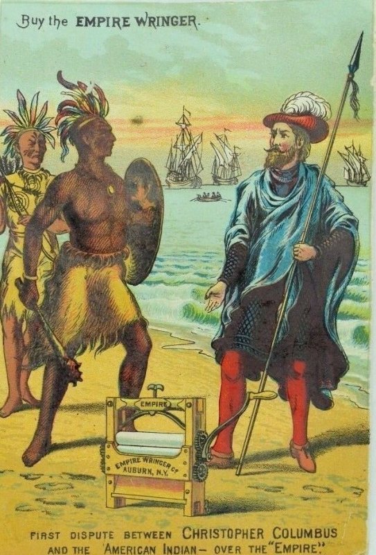 Empire Wringer Co. Dispute Between American Indian & Christopher Columbus P81