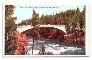 Chittenden Bridge Yellowstone National Park Wyoming Postcard