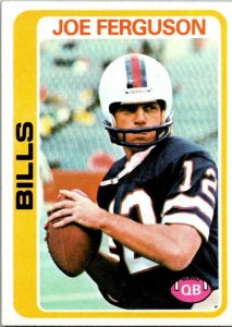 1978 Topps Football Card Joe Ferguson Buffalo Bills sk7066