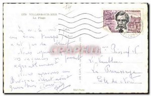 Villers sur Mer - La Plage Old Postcard