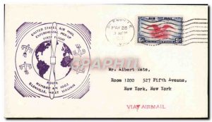 Letter United States Glenville 1st flight May 28, 1939