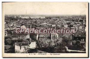 Postcard Old Puteaux Vue Generale