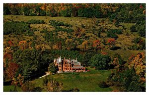 Postcard AERIAL VIEW SCENE Rutland Vermont VT AQ2021