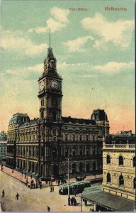 Australia Post Office Melbourne Victoria Vintage Postcard C058