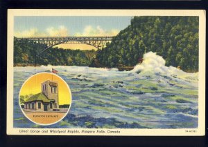 Niagara Falls, Ontario, Canada Postcard, Great Gorge & Whirlpool Rapids