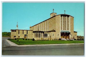 c1950's Our Lady Of Perpetual Help Cathedral Rapid City South Dakota SD Postcard