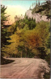 Postcard ROAD SCENE Rutland Vermont VT AK7930