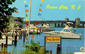 NJ - Ocean City. Snug Harbor, 9th Street Bridge