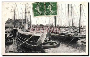 Old Postcard Deauville Beach Fleurie Yachts and Boats Beach