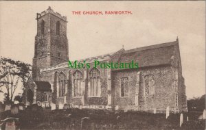 Norfolk Postcard - The Church, Ranworth   RS26495