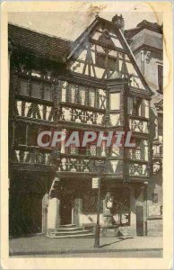 Old Postcard Saverne Old Alsatian House