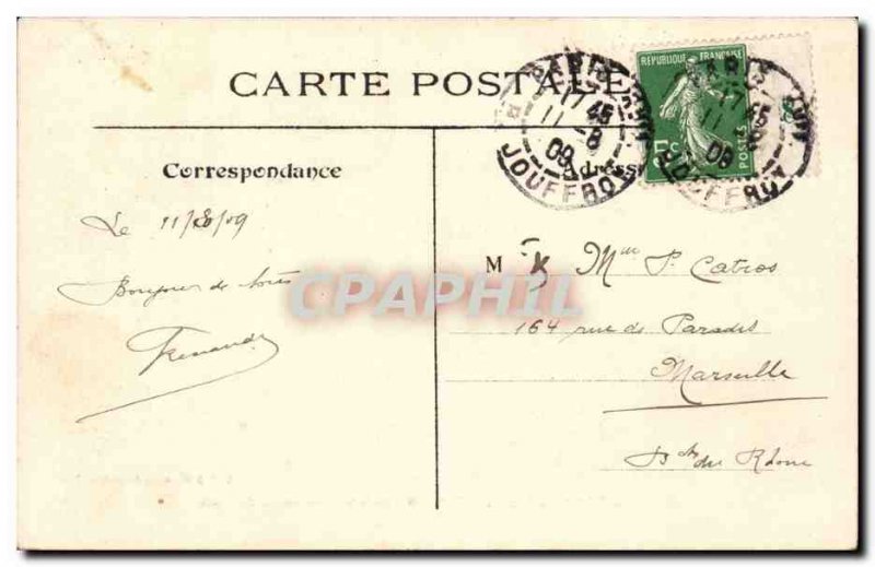 Paris Old Postcard Perspective of the Seine upstream of & # 39Auteuil (Eiffel...