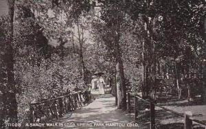 Colorado Manitou A Shady Walk In Soda Sring Park