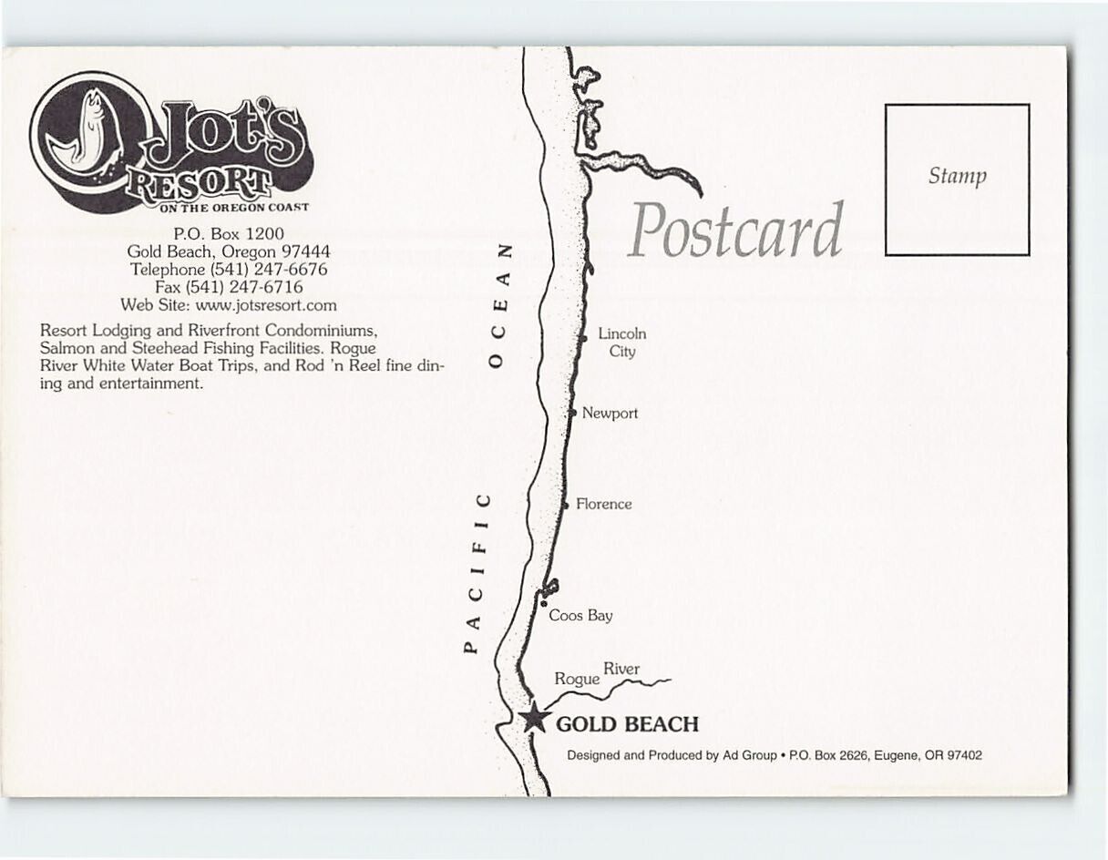 Salmon Fishing Oregon Coast Fishing Postcard  United States - Oregon -  Other, Postcard / HipPostcard