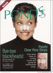 Advertising Pond's Clear Pore Strips