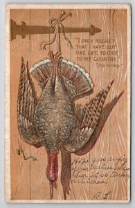 Thanksgiving Greetings Strung Turkey 1906 To Old Town Maine Postcard K29