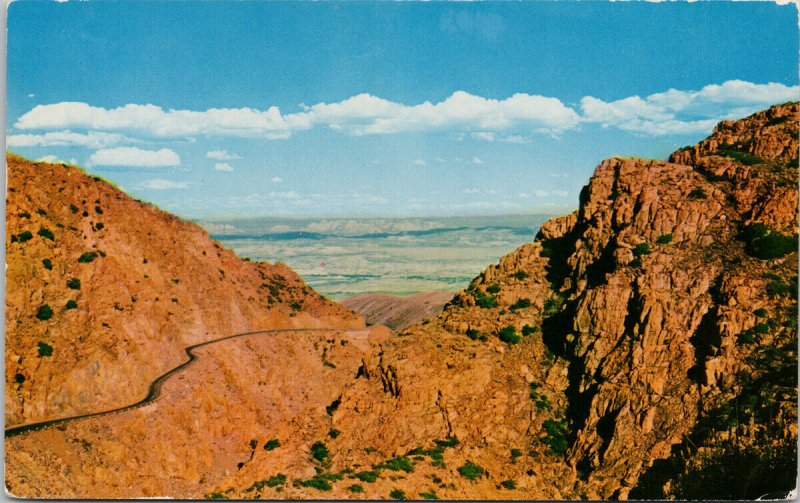 Highway In Desert Southwest USA Petley 1960s Vintage Postcard H1