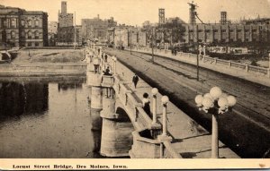 Iowa Des Moines Locust Street Bridge 1911