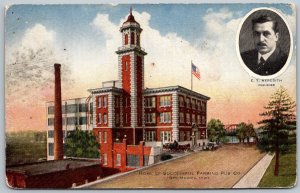 Des Moines Iowa 1915 Postcard Home Of Successful Farming Publishing Lynx Ohio
