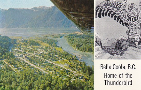Canada Aerial View Bella Coola British Columbia