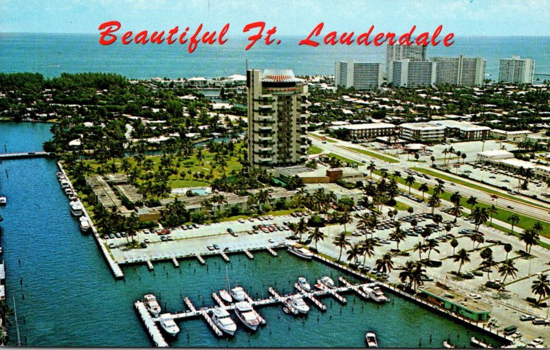 Florida Fort Lauderdale Aerial View Pier 66 Hotel and Marina