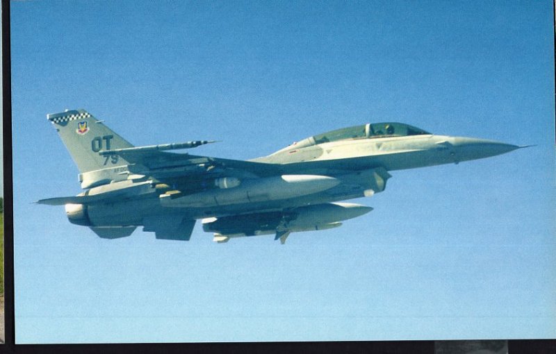 F-16D Fighting Falcon Low-Cost Performance Aircraft Weapon Airplane 1950s-1970s