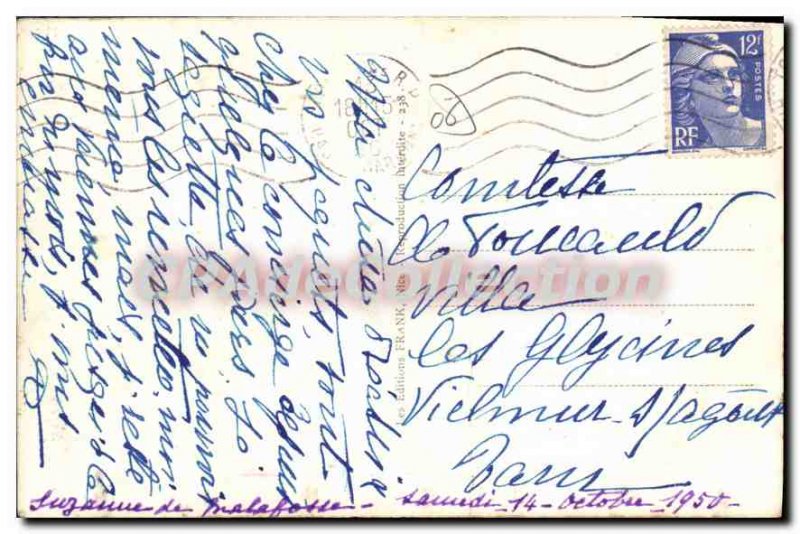 Old Postcard Monaco Rocher