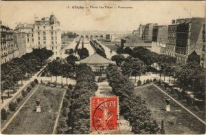 CPA CLICHY Place des Fétes (806793)