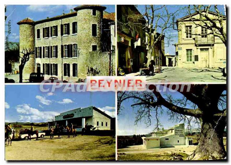 Modern Postcard Route Peynier Provence