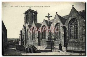 Old Postcard Lannion Eglise Saint Jean du Baly (animated)