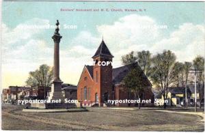 Soldiers Monument, Warsaw NY