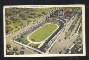 ERIE PENNSYLVANIA PA. ACADEMY HIGHSCHOOL FOOTBALL STADIUM VINTAGE POSTCARD