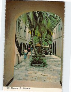 Postcard Palm Passage, St. Thomas, Charlotte Amalie, U.S. Virgin Islands