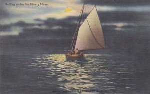 Sailing Under The Silvery Moon Greetings From Lavallette New Jersey 1943