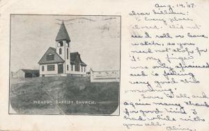 Mendon Baptist Church - Mendon, Monroe County NY, New York - pm 1907 - UDB