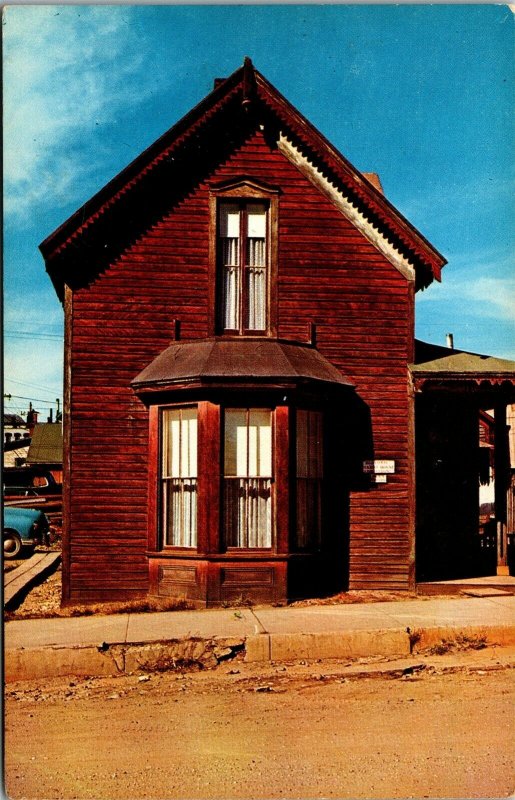 Vtg Leadville Colorado CO Historic Tabor House Museum & Gift Shop 1950s Postcard