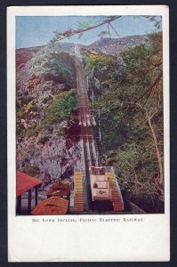 h836 - MOUNT LOWE California c1902-05 Incline Pacific Electric Railway Postcard