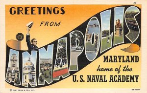 Greetings from Annapolis Greetings from, Maryland MD