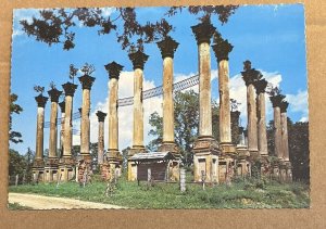 UNUSED POSTCARD - RUINS OF WINDOR, MISSISSIPPI