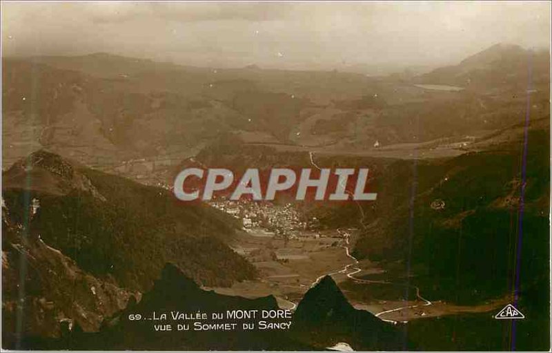 Modern Postcard 69 the Mount Dore valley view from the top sancy