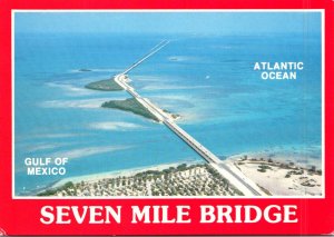 Florida Keys Greetings Showing The Seven Mile Bridge