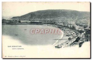 Postcard Modern Spain Espana Spain San Sebastian Vista General