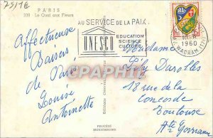 Modern Postcard Paris Le Quai aux Fleurs