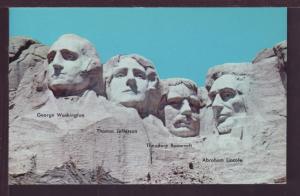 Mount Rushmore Black Hills SD Post Card 3833