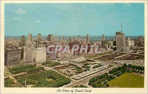 Modern Postcard Air View if Grant Park Chicago