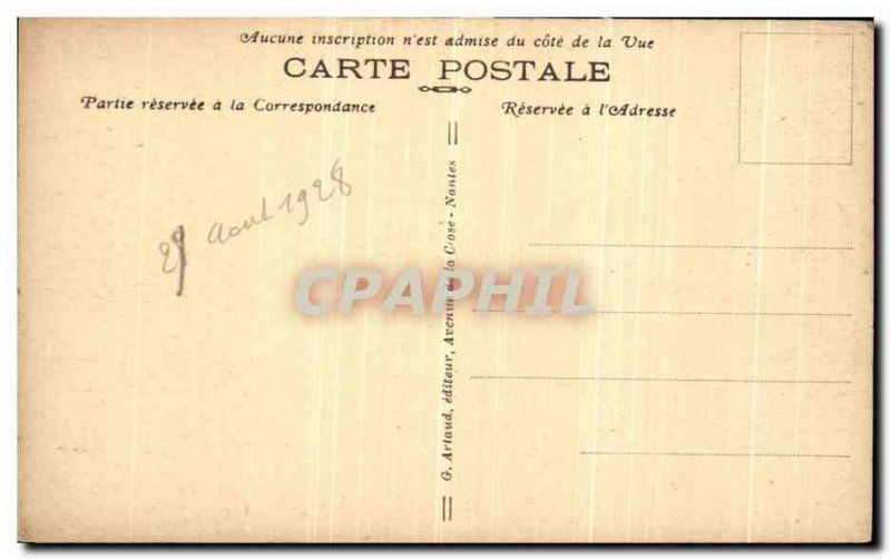 Postcard Old Guerande Tower Gaudinais