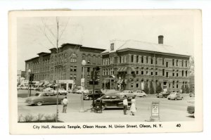 NY - Olean. North Union Street ca 1950's  RPPC