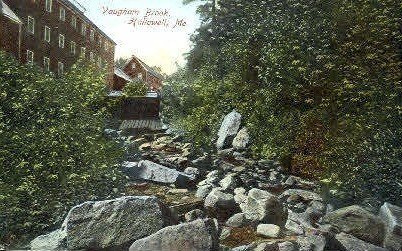 Vaughan Brook in Hallowell, Maine