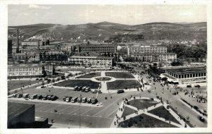 Czech Republic Zlín Namesti Práce Zlin Vintage RPPC 04.81